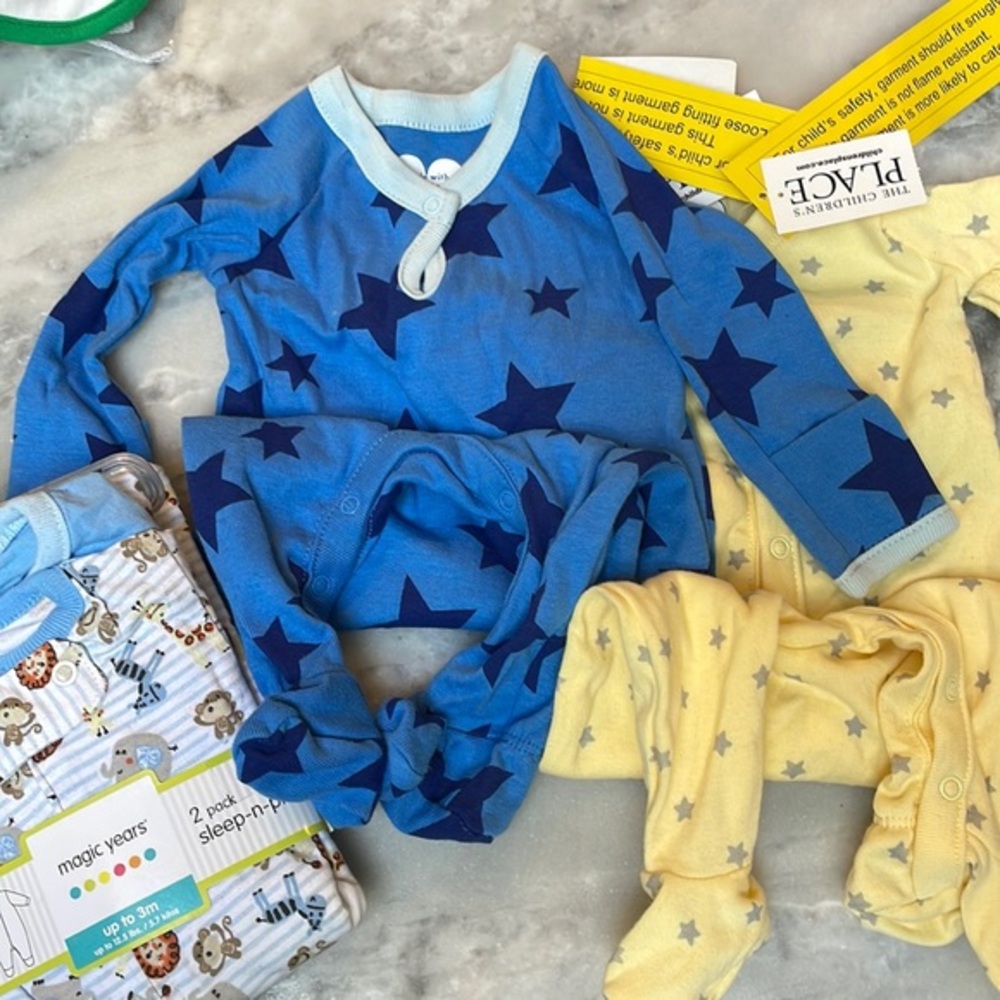0-3 Month Long Sleeve Sleep & Play Bundle